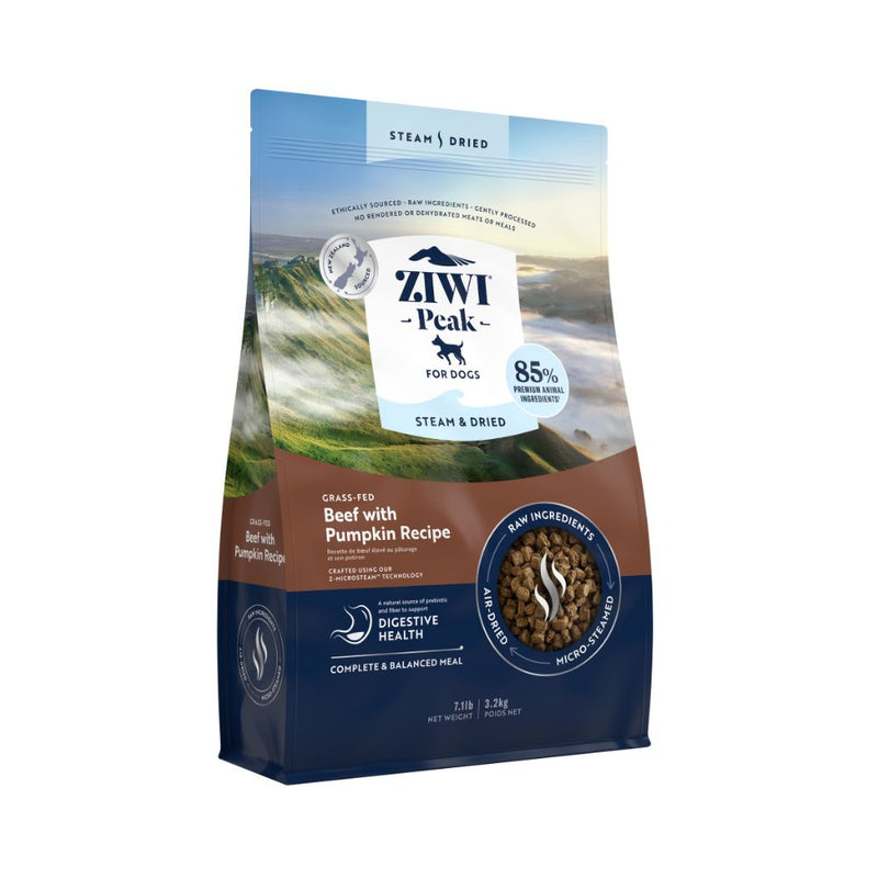 Ziwi Peak Dog Steam & Dried Beef with Pumpkin 3.2kg