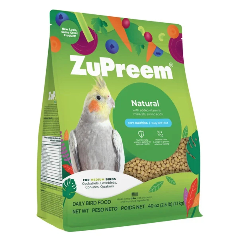 Zupreem Natural for Medium Birds 2.5lb