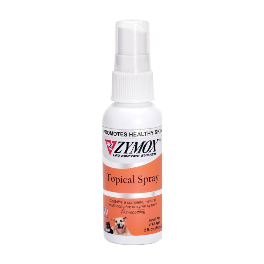 Zymox Topical Spray Hydrocortisone Free 2oz