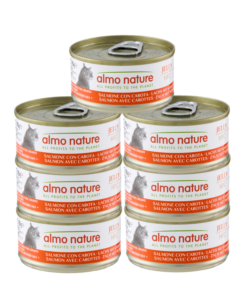 MISC FOC Almo Nature Cat HFC 70g x 7 (Random Flavor)