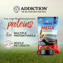 Addiction Dog Grain-Free MEGA for Medium to Large Dogs 44lb