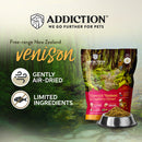 Addiction Dog Raw Alternative Homestyle Venison & Cranberry Dinner 2lb