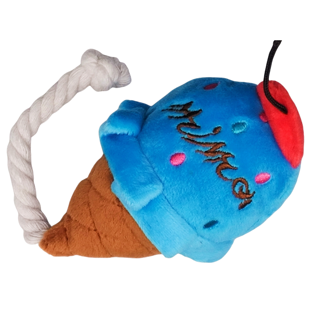 AaPet Dog Paw Plushy Icecream Blue