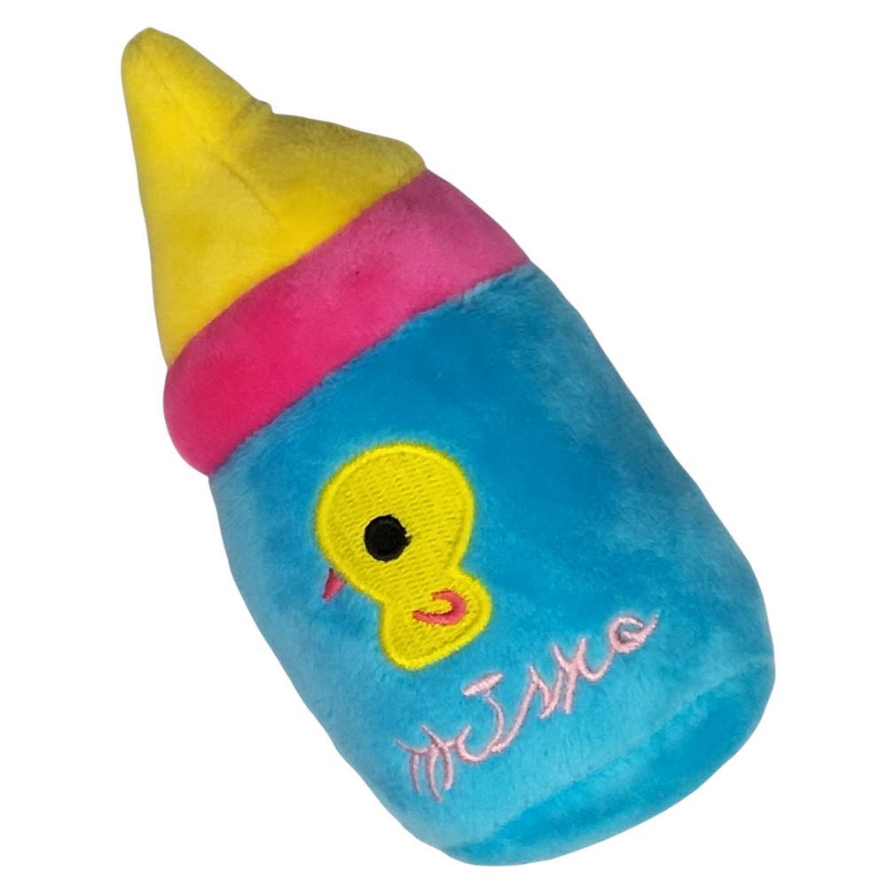AaPet Dog Paw Plushy Milk Bottle Blue