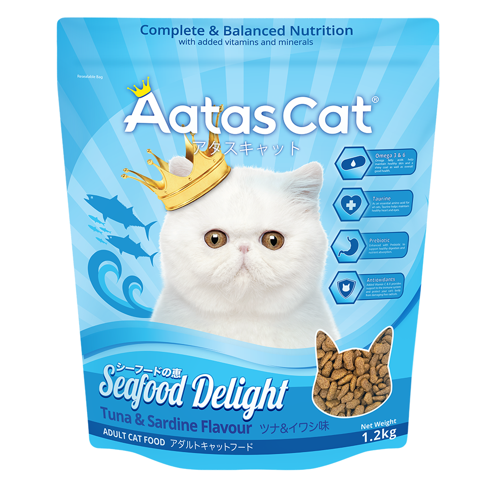 Aatas Cat Seafood Delight - Tuna & Sardine 1.2kg