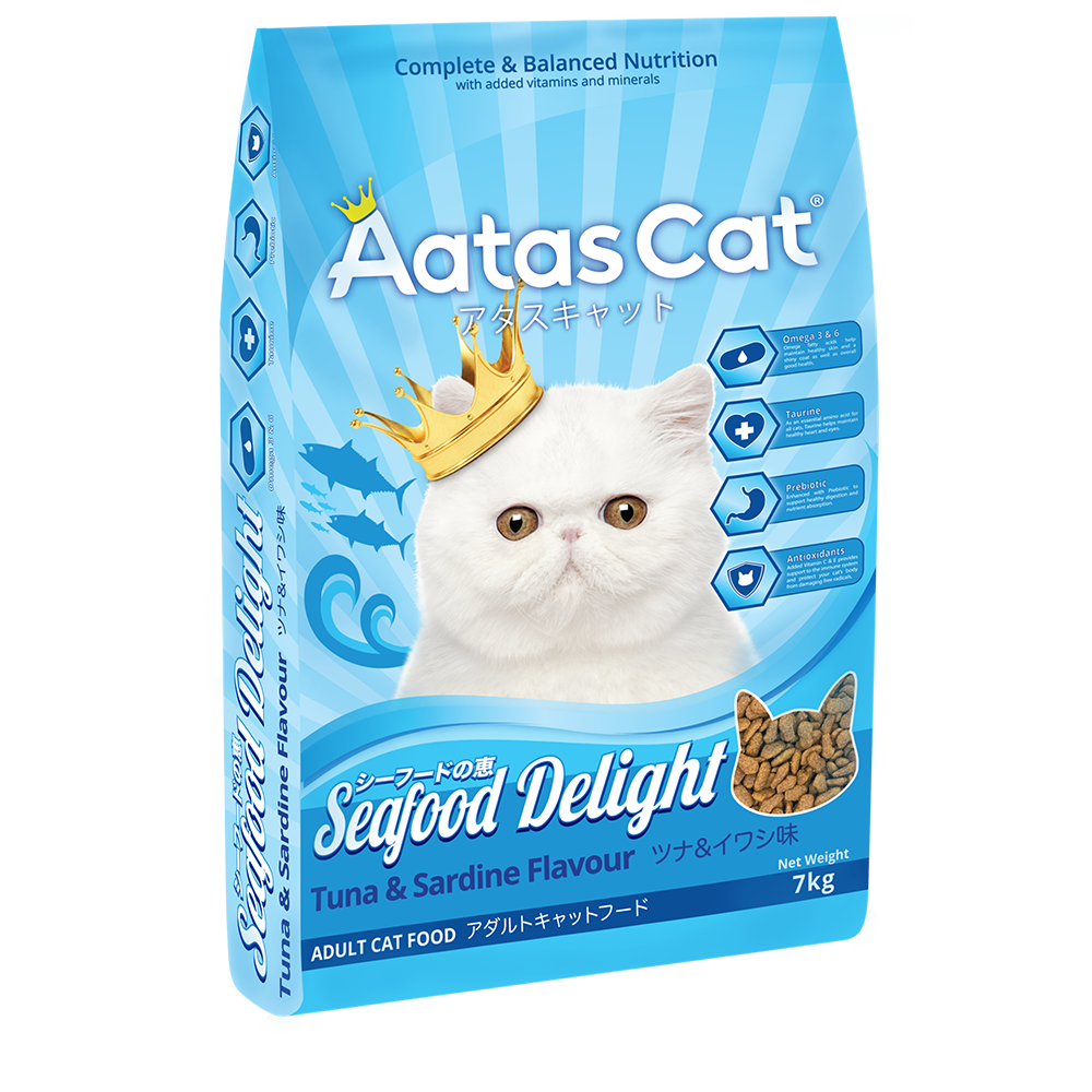 Aatas Cat Seafood Delight - Tuna & Sardine 7kg