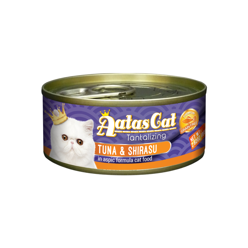 Aatas Cat Tantalizing Tuna & Shirasu 80g