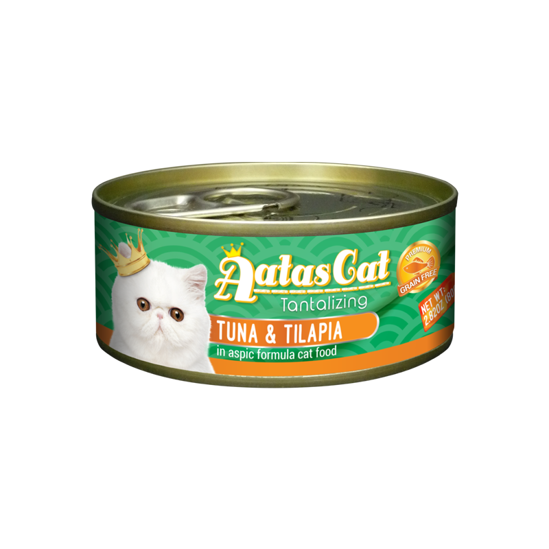 Aatas Cat Tantalizing Tuna & Tilapia 80g