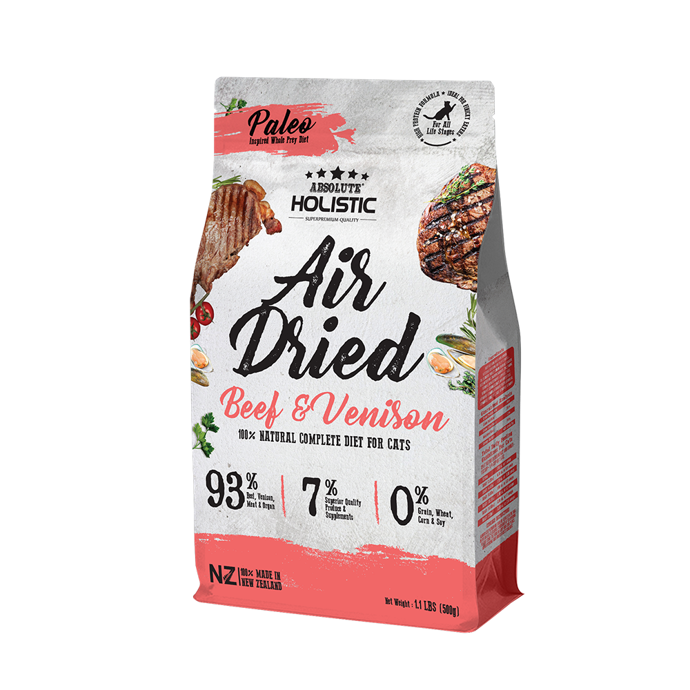 Absolute Holistic Cat Air-Dried Beef & Venison 500g