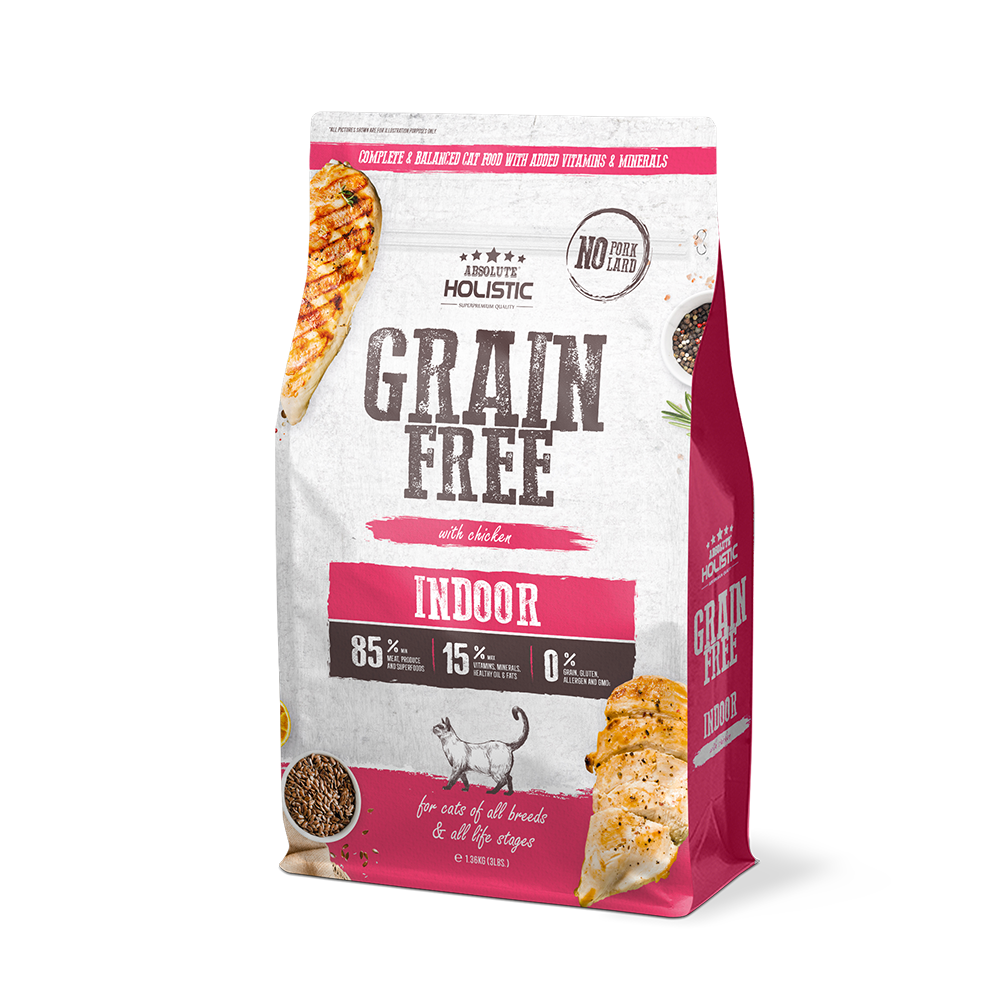 Absolute Holistic Cat Grain Free Indoor Chicken 3lb