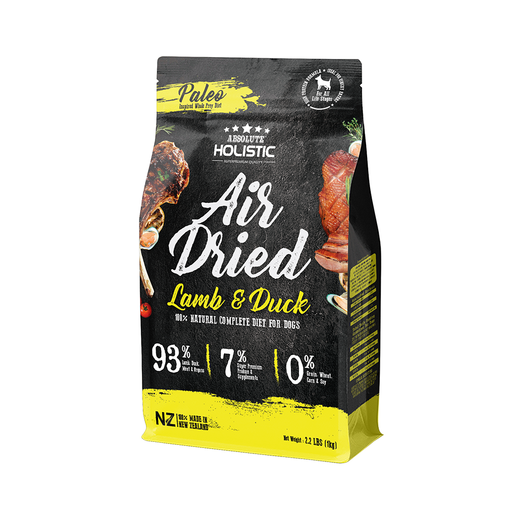 Absolute Holistic Dog Air-Dried Lamb & Duck 1kg