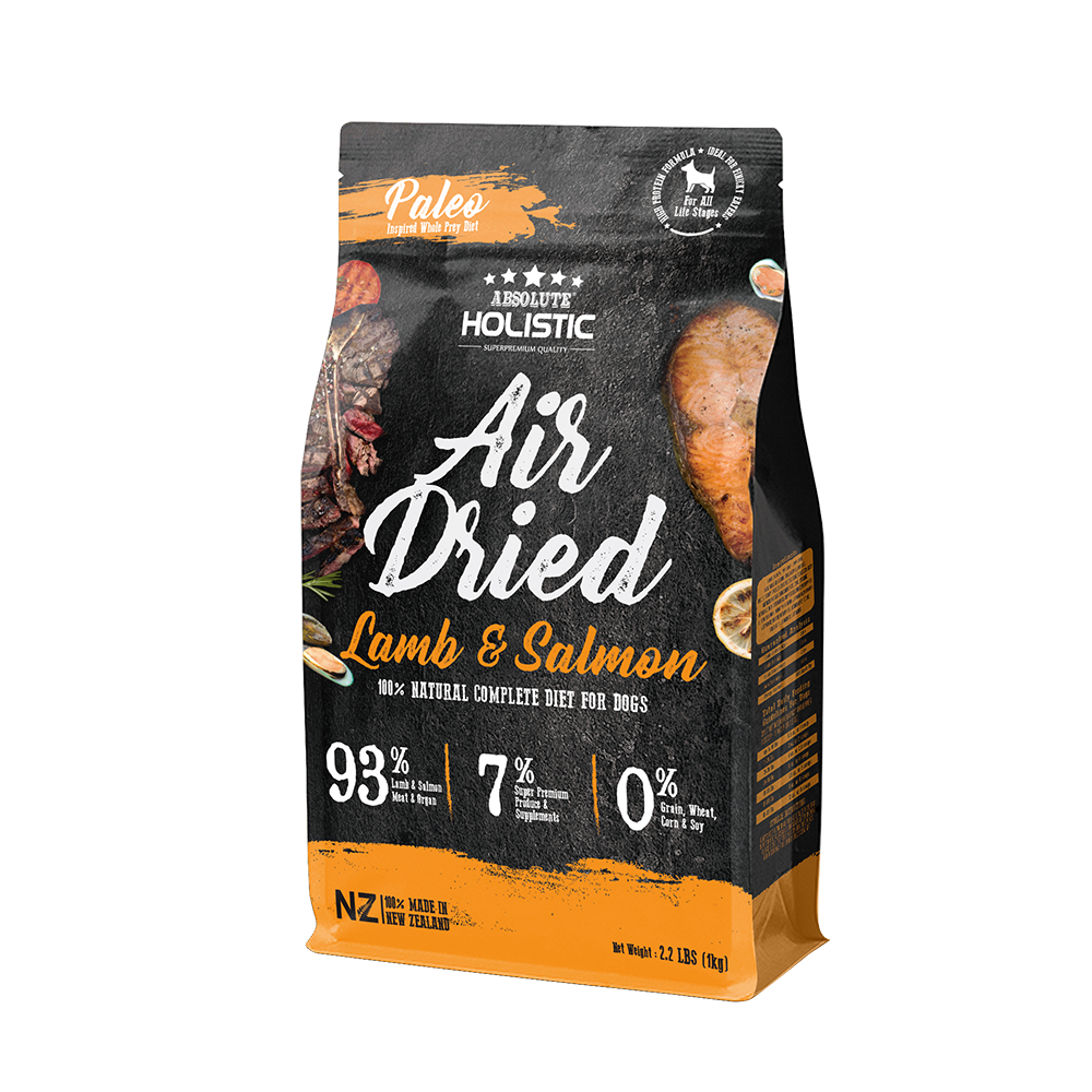 Absolute Holistic Dog Air-Dried Lamb & Salmon 1kg