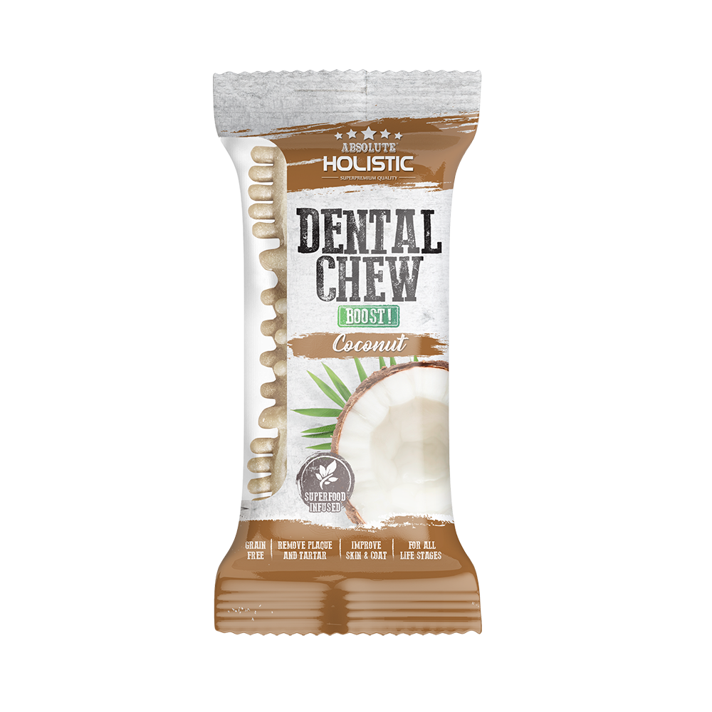 Absolute Holistic Dog Boost Dental Chew Coconut 25g (4")