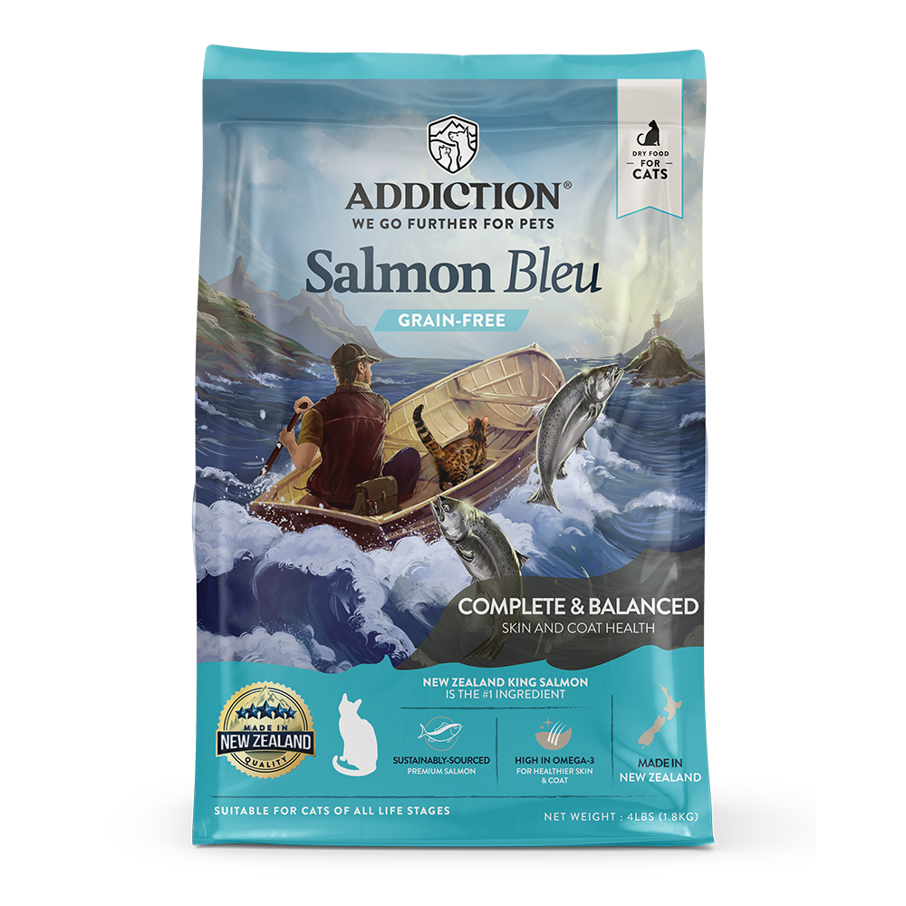 Addiction Cat Salmon Bleu 4lb