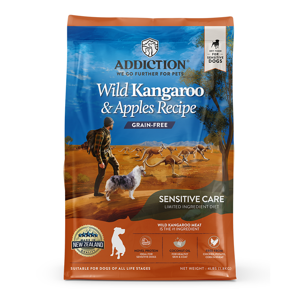 Addiction Dog Grain-Free Wild Kangaroo & Apples 4lb