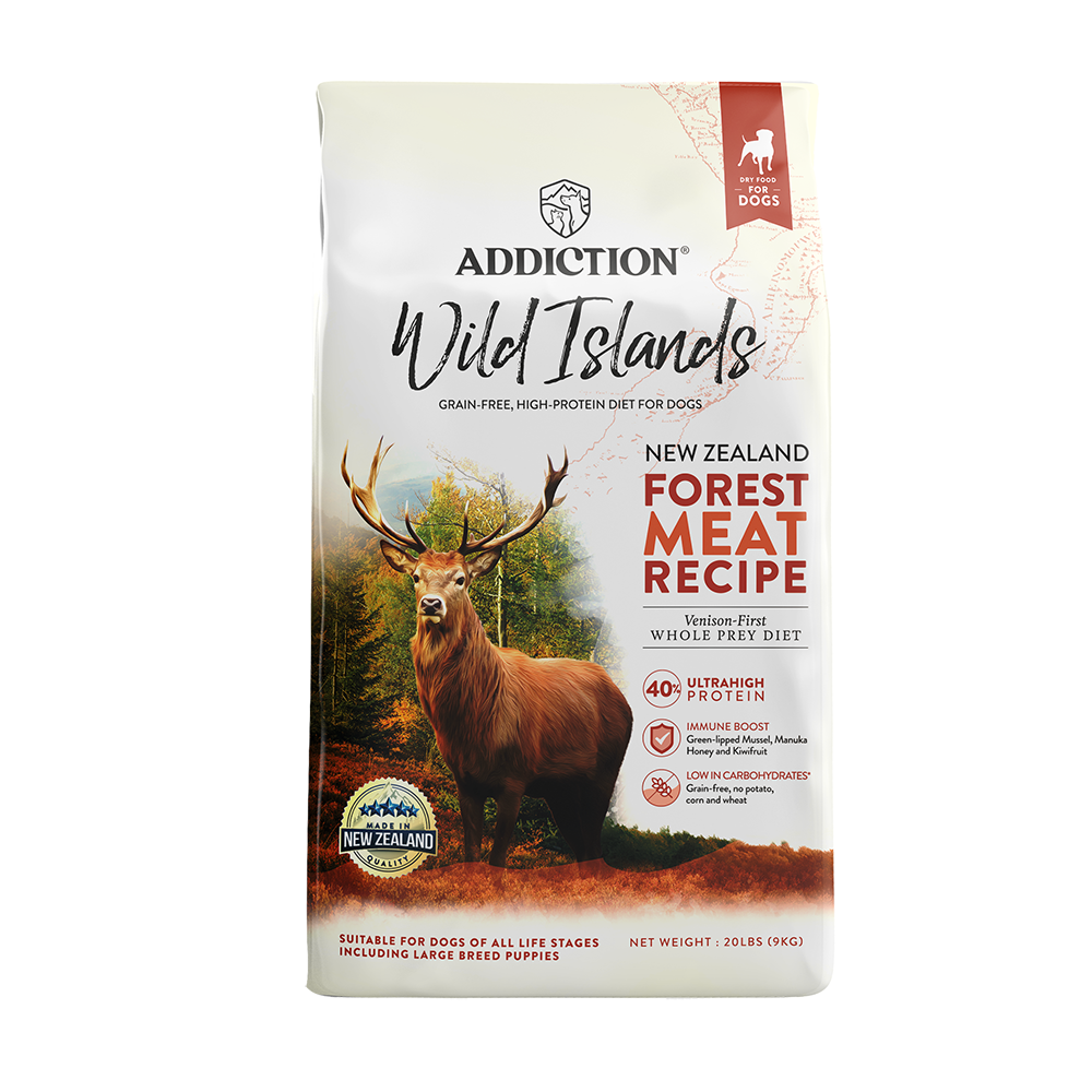 Addiction Dog Wild Islands Forest Meat 20lb