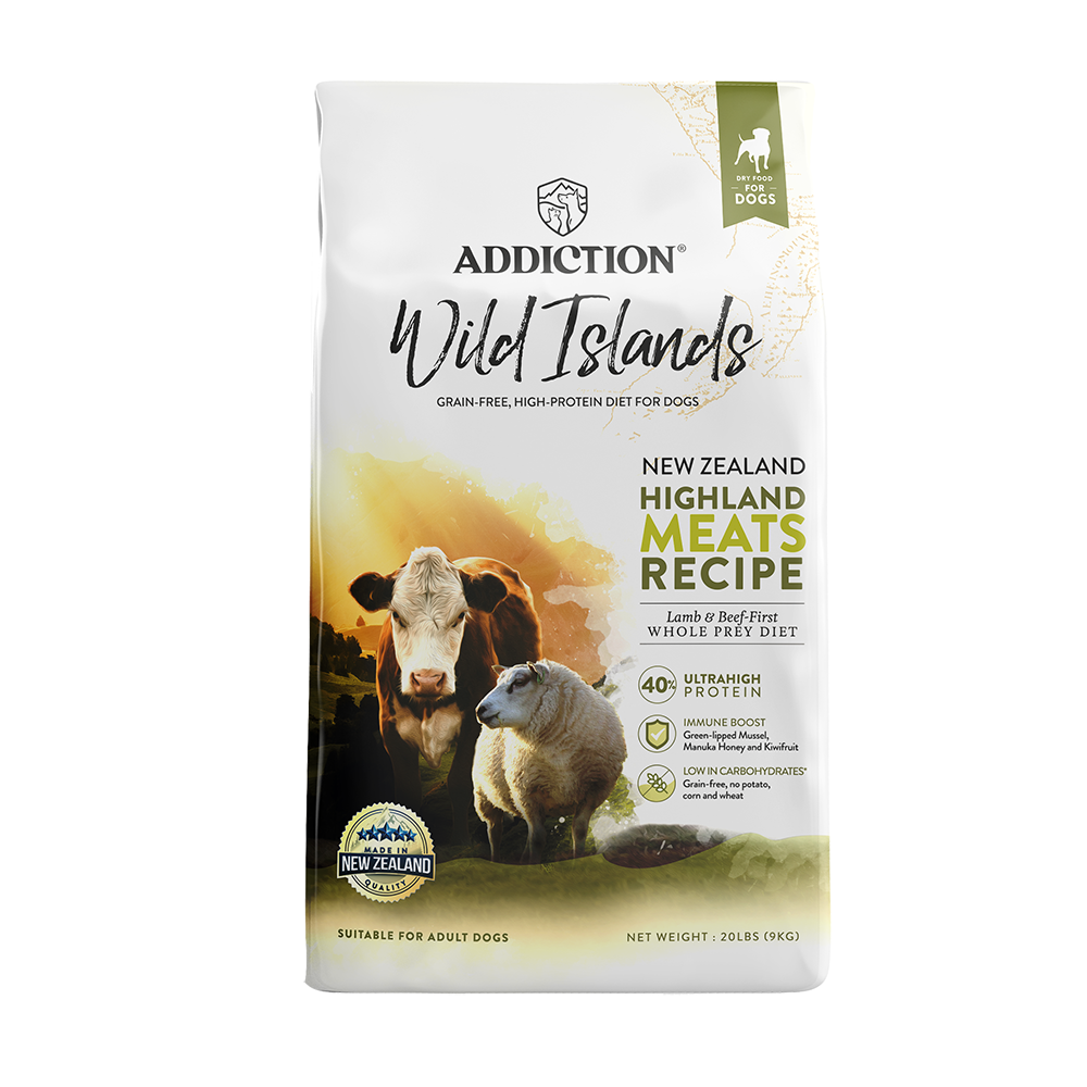 Addiction Dog Wild Islands Highland Meats 20lb