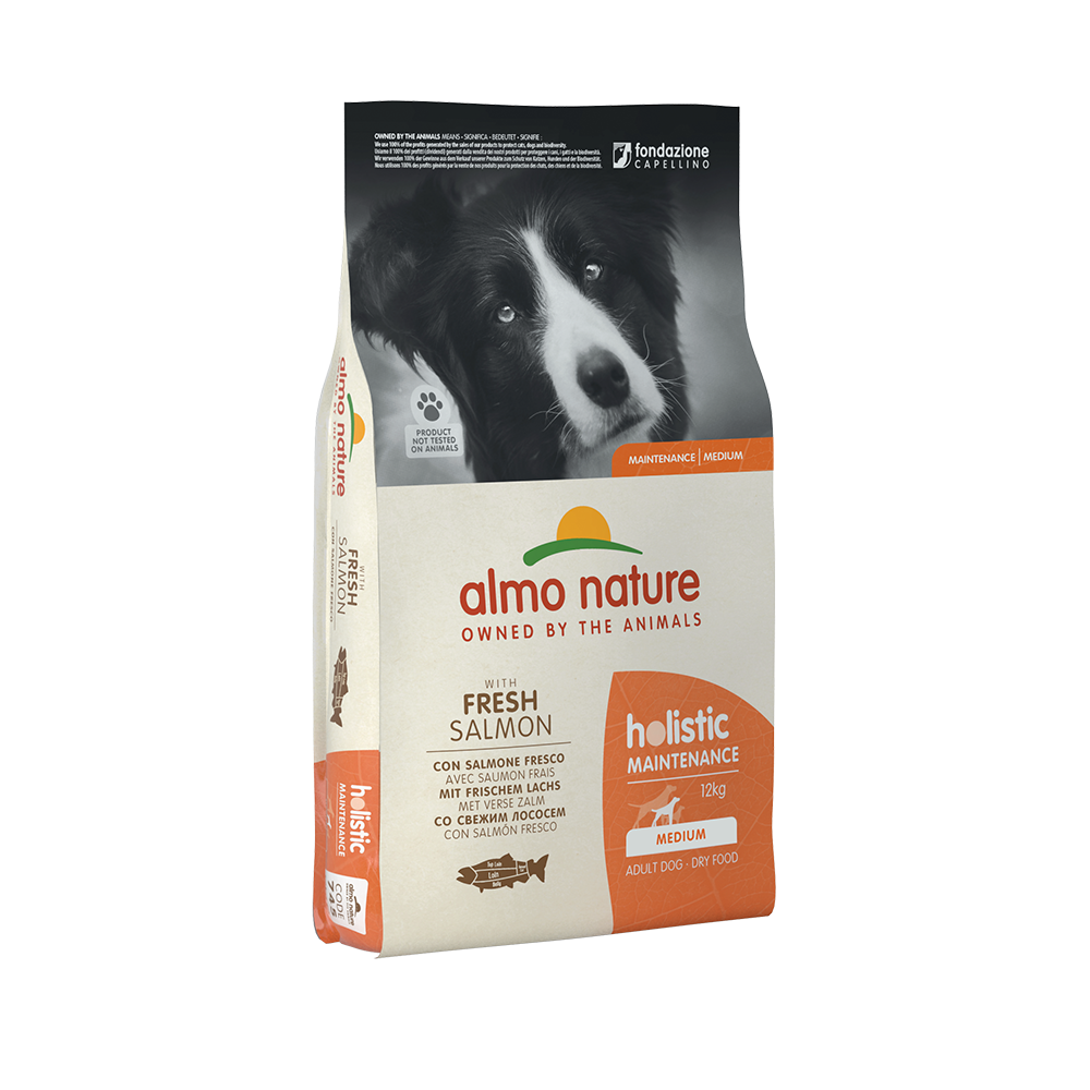 Almo Nature Dog Holistic M Adult Fresh Salmon 12kg