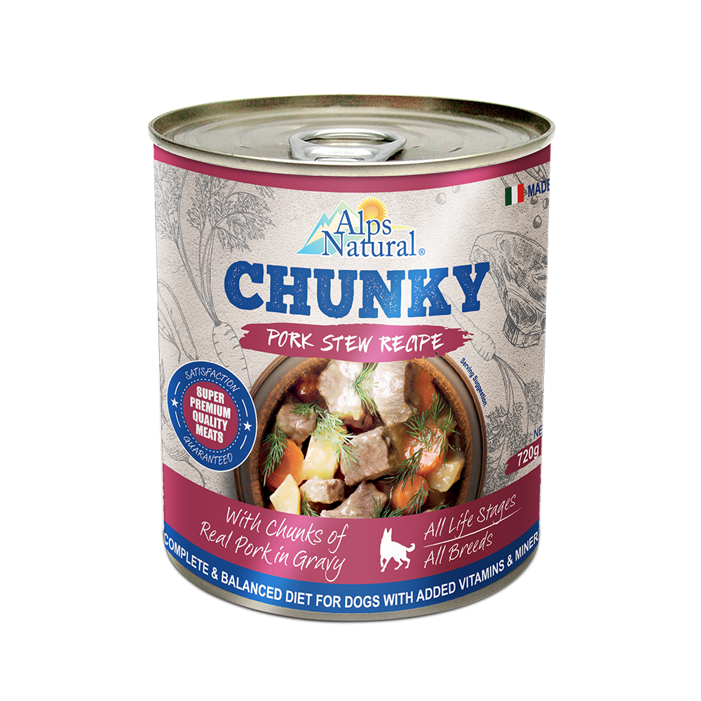 Alps Natural Dog Chunky Pork Stew 720g