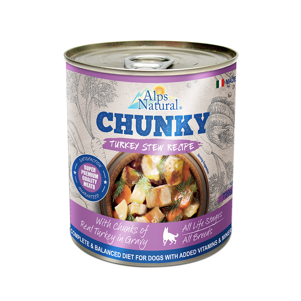 Alps Natural Dog Chunky Turkey Stew 720g