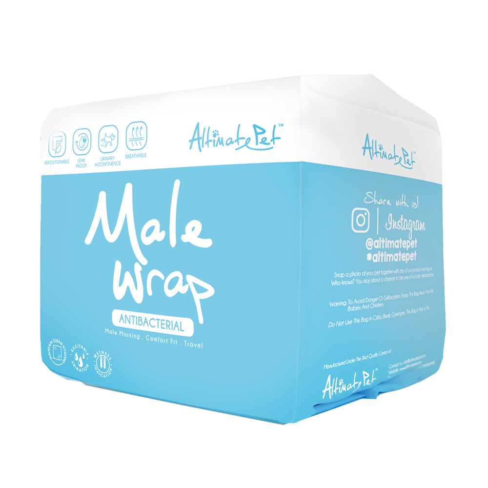 Altimate Pet Antibacterial Male Wrap Giant Breed 7pcs