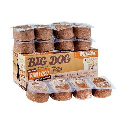 *FROZEN* Big Dog Canine Barf Wellbeing 3kg