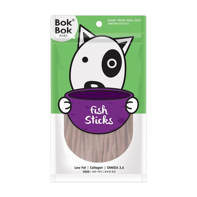 Bok Bok Dog Treats Fish Sticks 50g