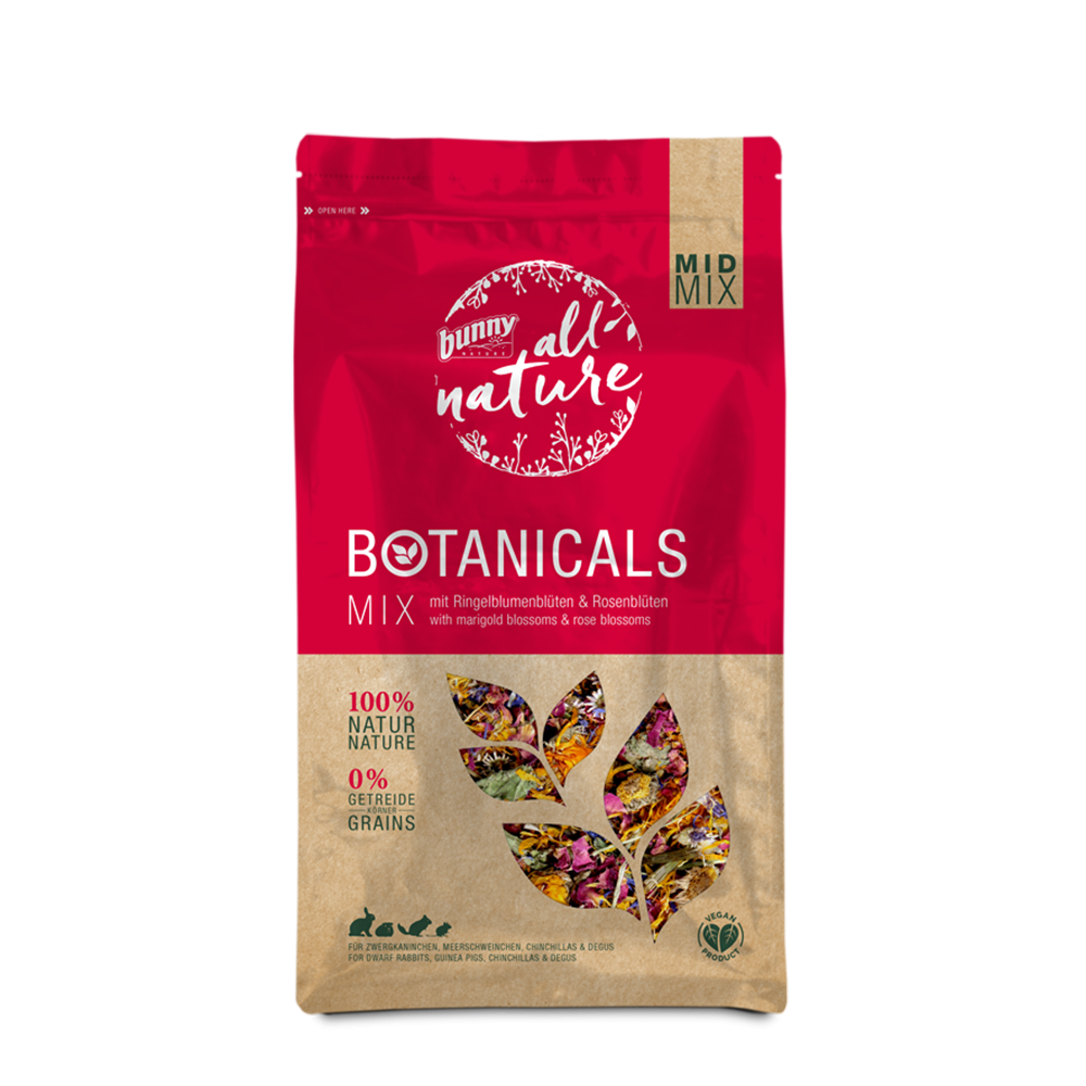 Bunny Nature Botanicals Mid Mix Marigold & Rose Blossoms 130g