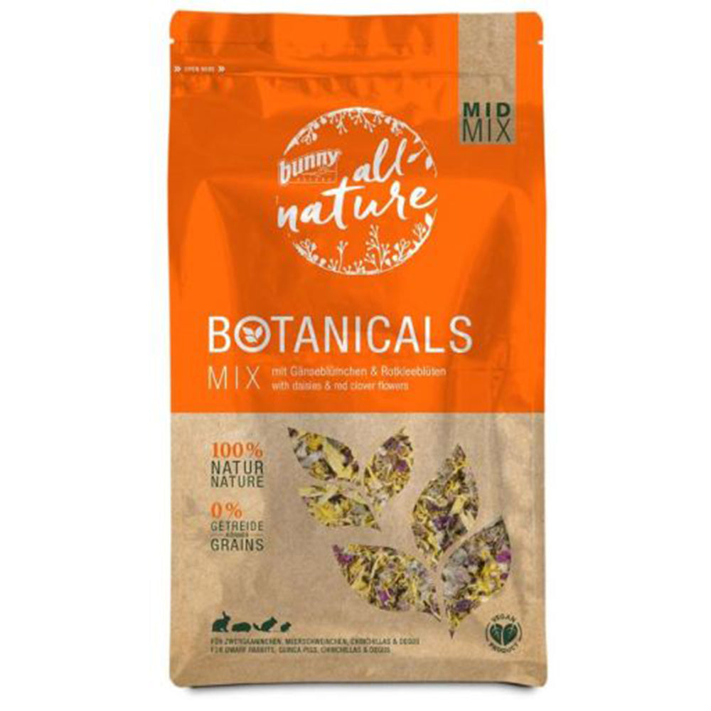Bunny Nature Botanicals Mid Mix Daisies & Red Clover Flowers 120g
