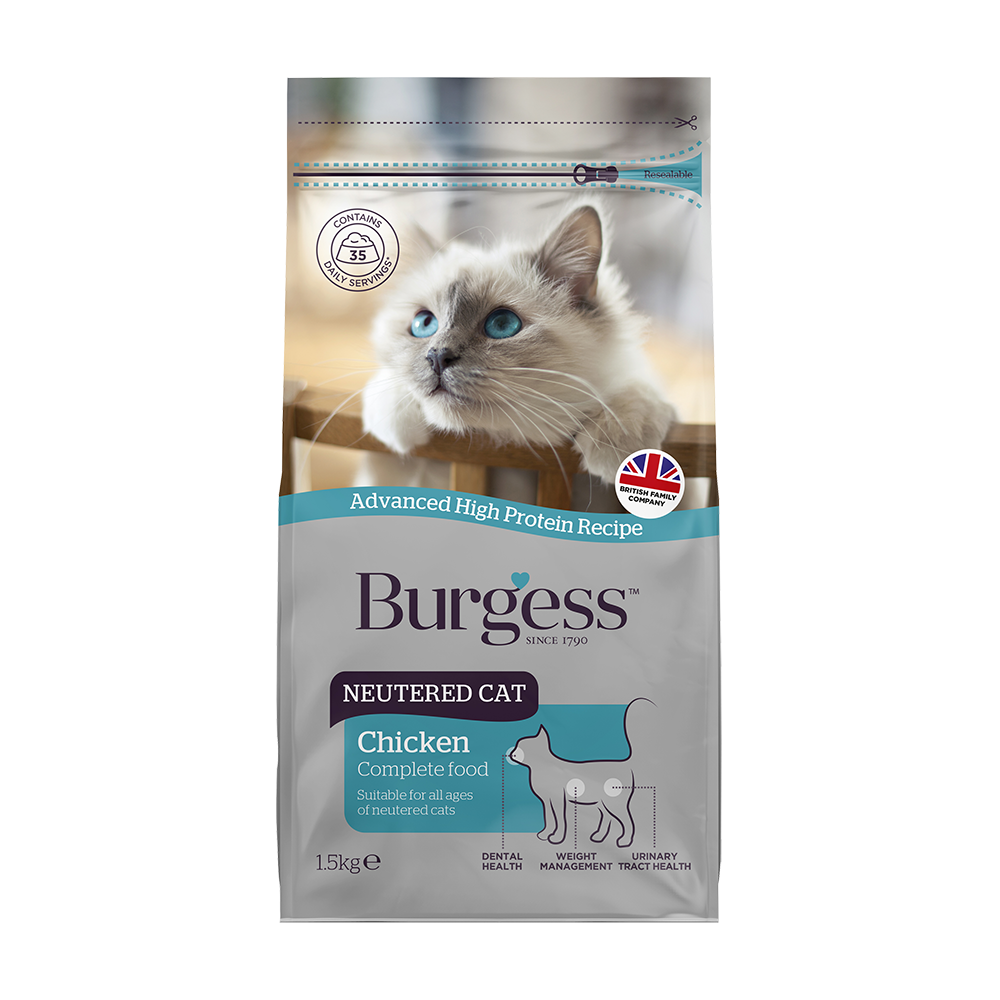 Burgess Cat Neutered Cat 1.5kg