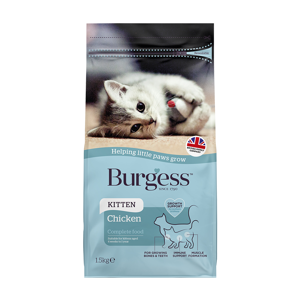 Burgess Kitten Chicken 1.5kg