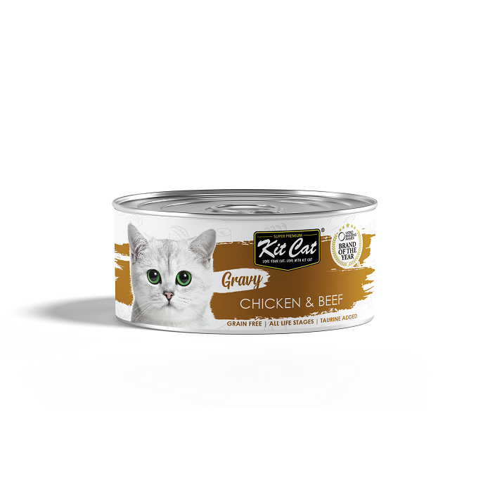 Kit Cat Gravy Chicken & Beef 70g
