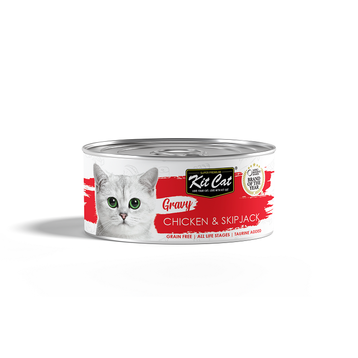 Kit Cat Gravy Chicken & Skipjack 70g