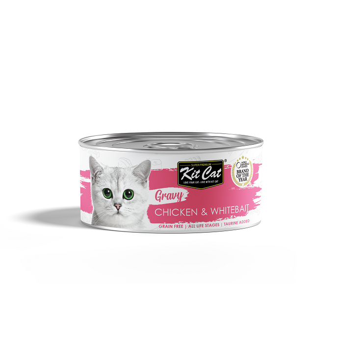 Kit Cat Gravy Chicken & Whitebait 70g