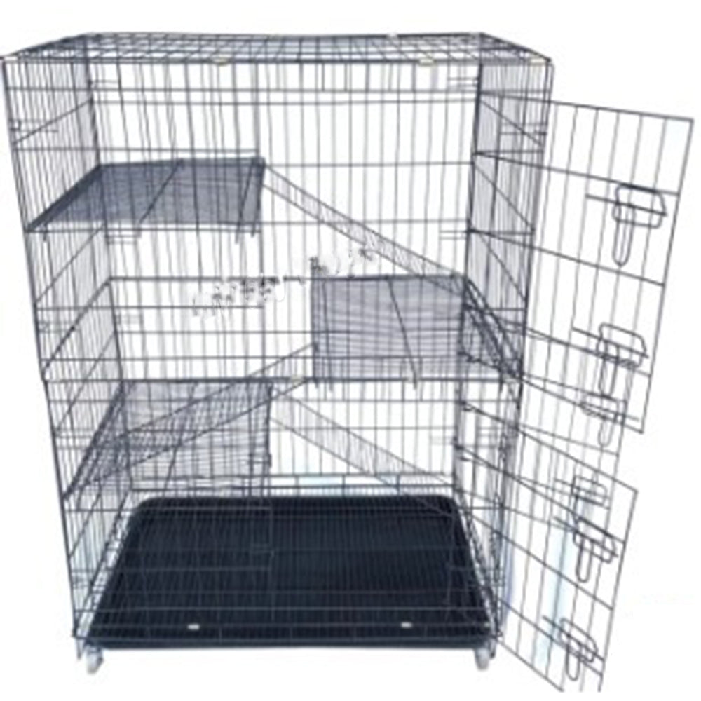 Cat Cage Black L36" x W23" x H53" (6233) (8368)