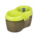 Cat H2O Fresh & Filtered Water for Healthier Cats Drinking Fountain Green