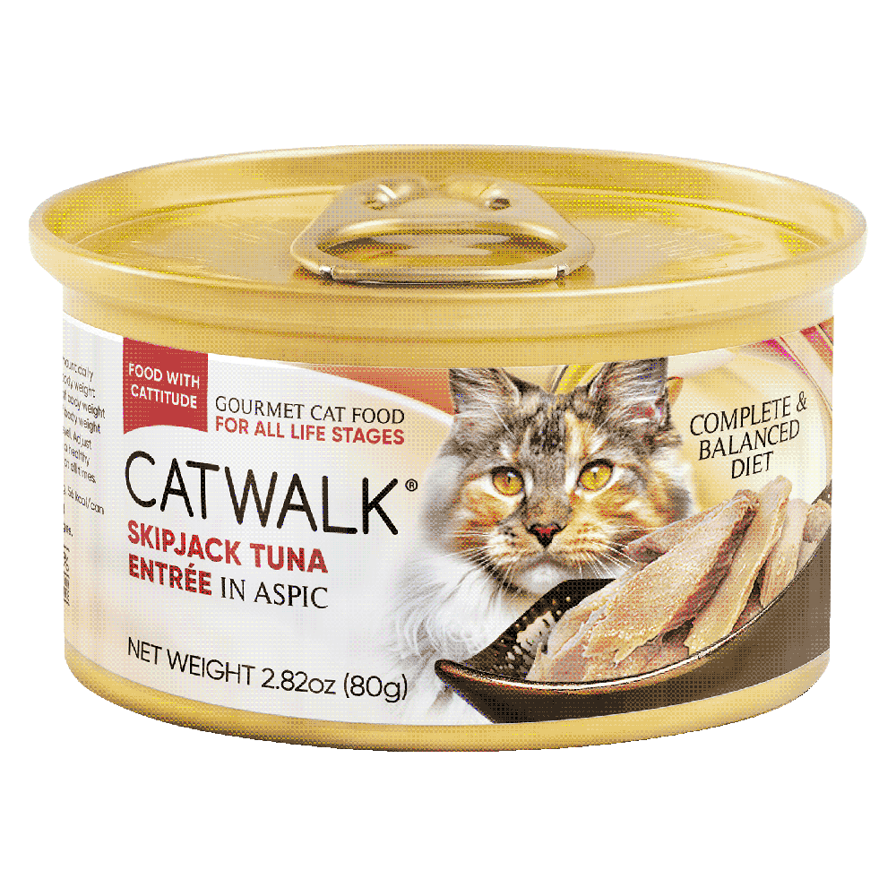 Catwalk Cat Skipjack Tuna Entree in Aspic 80g