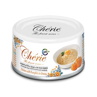 Cherie Cat Urinary Care - Chicken with Pumpkin in Gravy 80g
