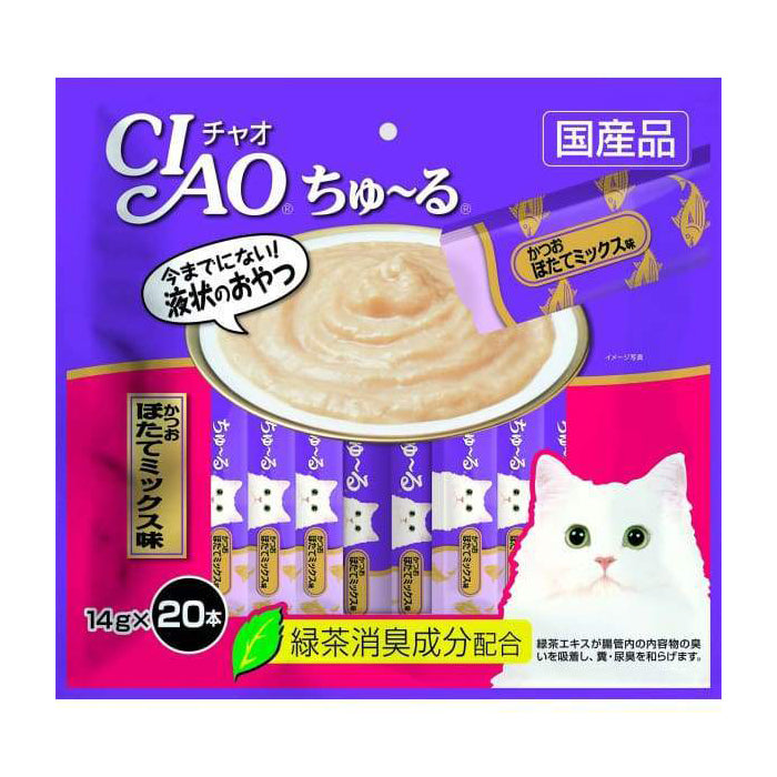 Ciao Cat Churu Tuna & Scallop 280g (14g x 20) (SC-192)