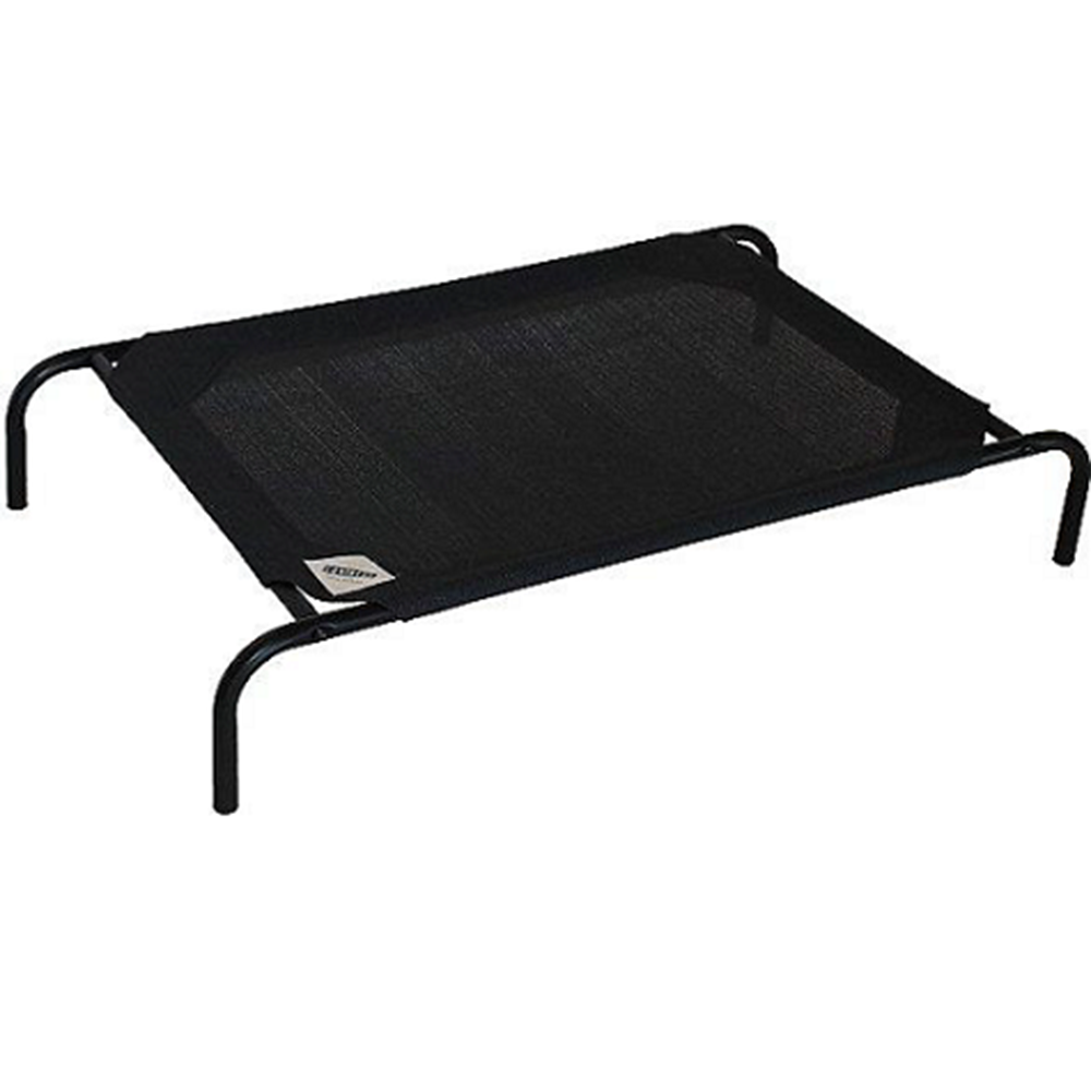Coolaroo Dog Bed Black M 107cm x 65cm x 20cm