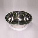 Dexpex Embossed Broad Rim Feed Bowl - Paws/Bones 1.80L