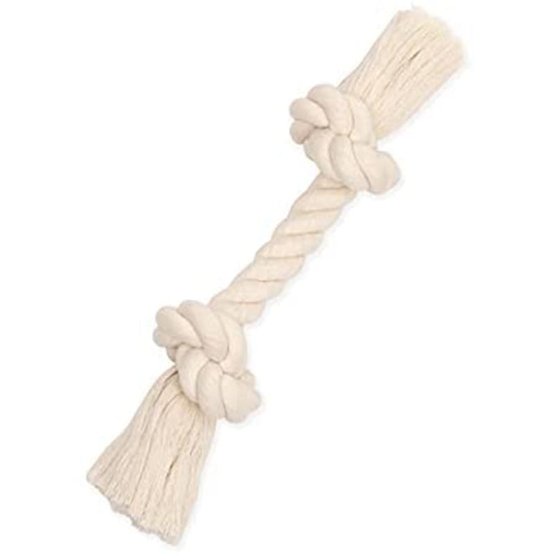 Dexpex Chew Toys with 2 Knots White S