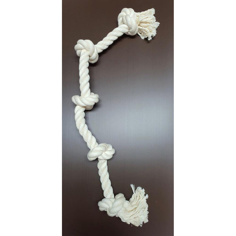 Dexpex Dog Rope Toys White 5knots 25mm x 31"