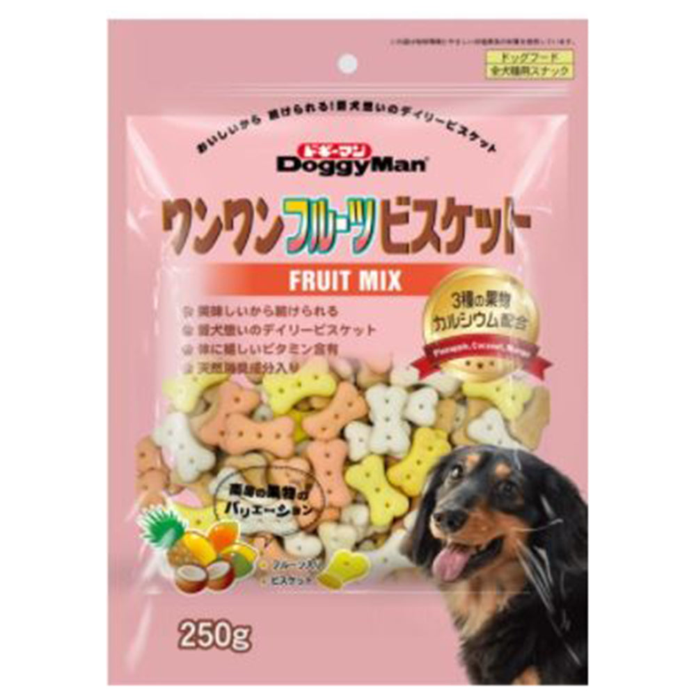 DoggyMan Bowwow Fruit Biscuit 250g