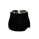 Dogit Elevated Dish with Stainless Steel Insert Black Small 300ml