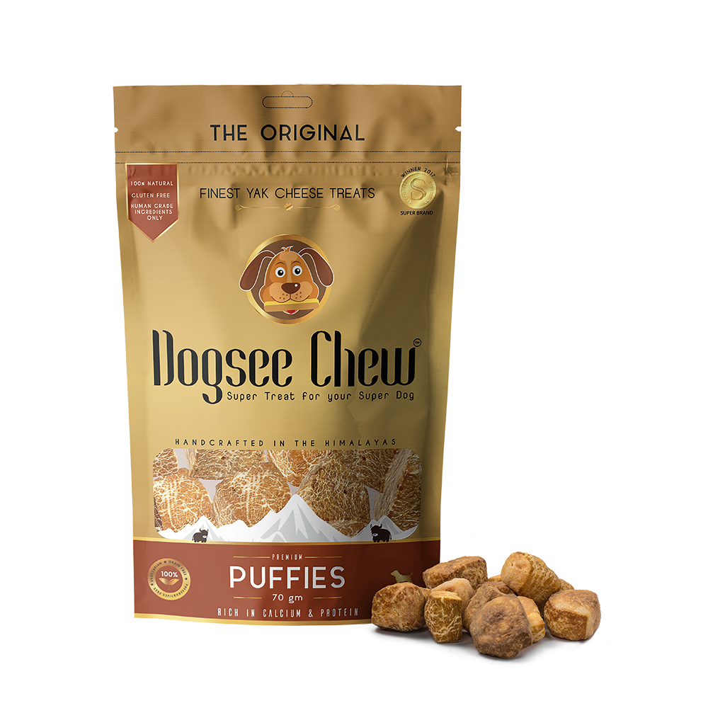 Dogsee Dog Chew Yak Cheese Treats Puffies 70g