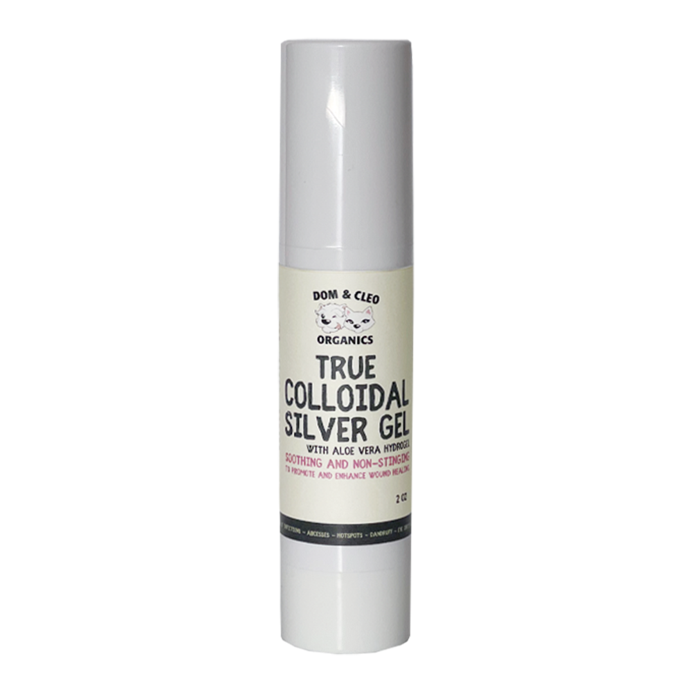 Dom & Cleo Organics True Colloidal Silver Gel 2oz