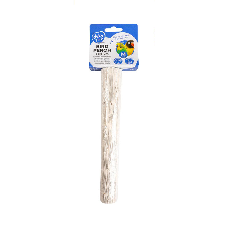 Duvo Plus Calcium Bird Perch White M 20cm x 3cm