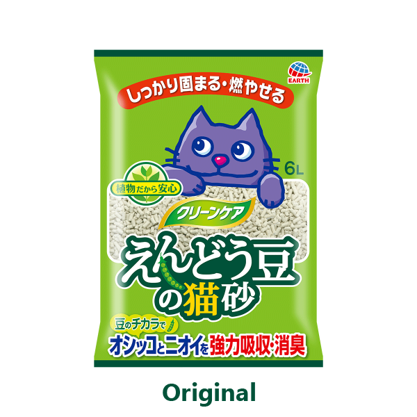 Earth Pet Green Pea Original Clumping Cat Litter 6L