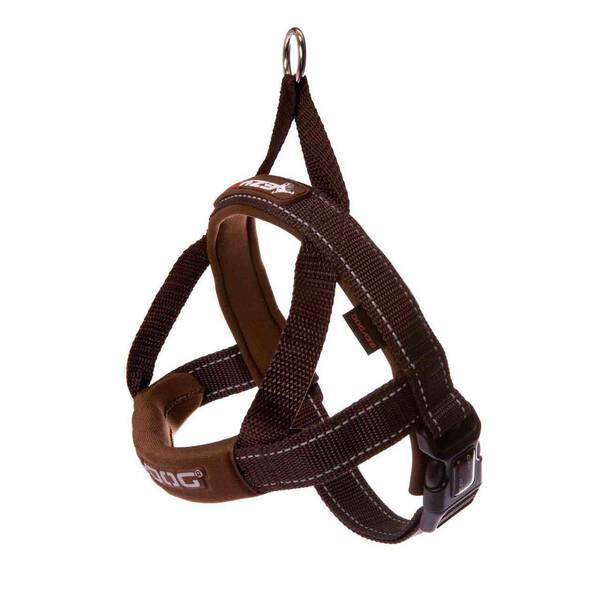 EzyDog Quick Fit Harness Chocolate XXS